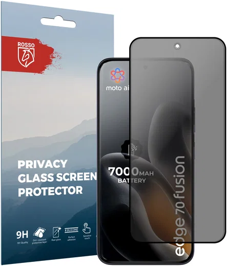 Rosso Motorola Edge 70 Fusion 9H Tempered Glass Screen Protector Privacy afbeelding 1