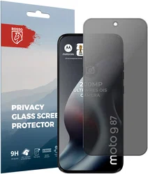Rosso Motorola Moto G87 9H Tempered Glass Screen Protector Privacy afbeelding