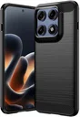 Motorola Edge 70 Pro Hoesje Geborsteld TPU Flexibele Back Cover Zwart