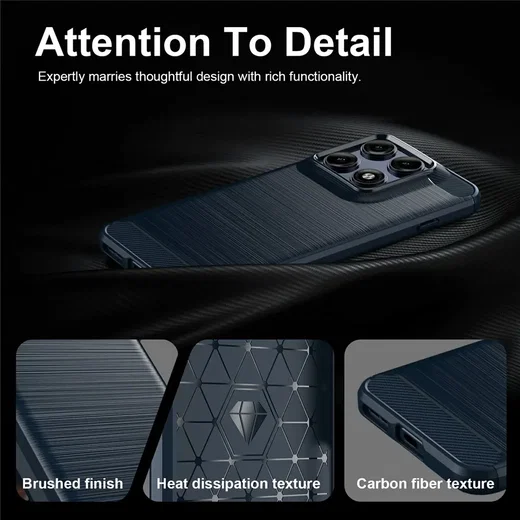 Motorola Edge 70 Pro Hoesje Geborsteld TPU Flexibele Back Cover Blauw afbeelding 7