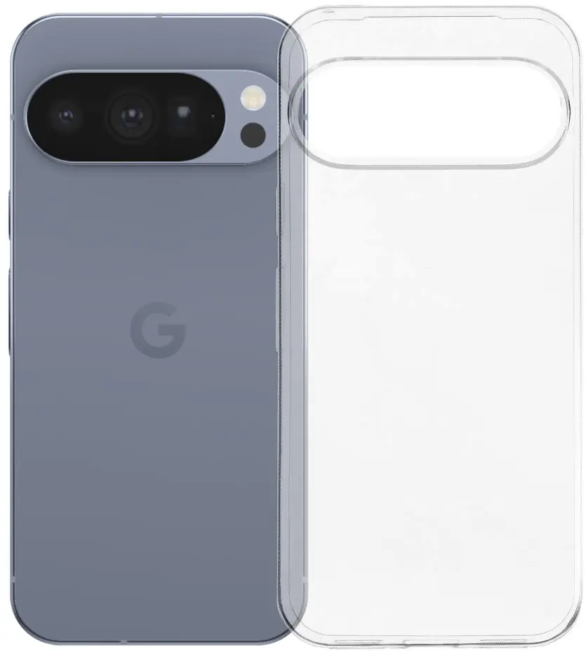 Google Pixel 11 Pro Hoesje Dun TPU Back Cover Transparant afbeelding 1