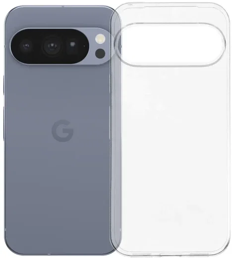 Google Pixel 11 Pro Hoesje Dun TPU Back Cover Transparant afbeelding 1