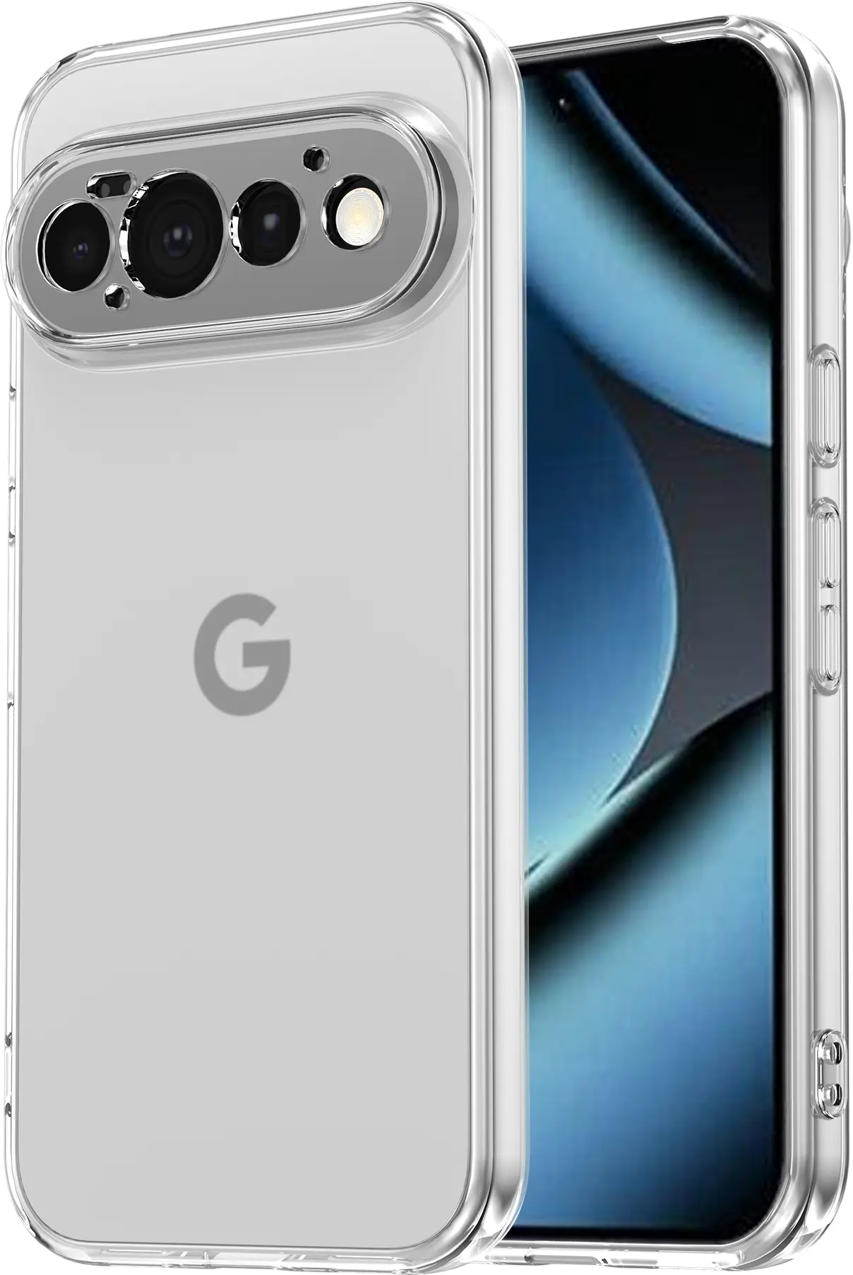 Google Pixel 11 Pro Hoesje Dun TPU Back Cover Transparant afbeelding 2
