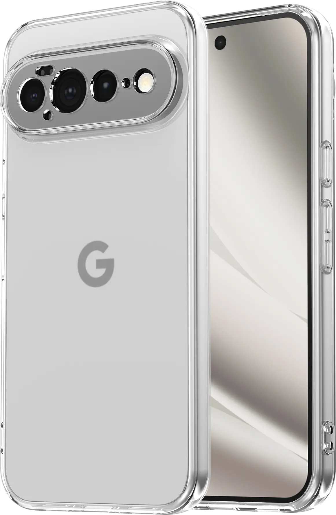 Google Pixel 11 Pro XL Hoesje Dun TPU Back Cover Transparant afbeelding 2