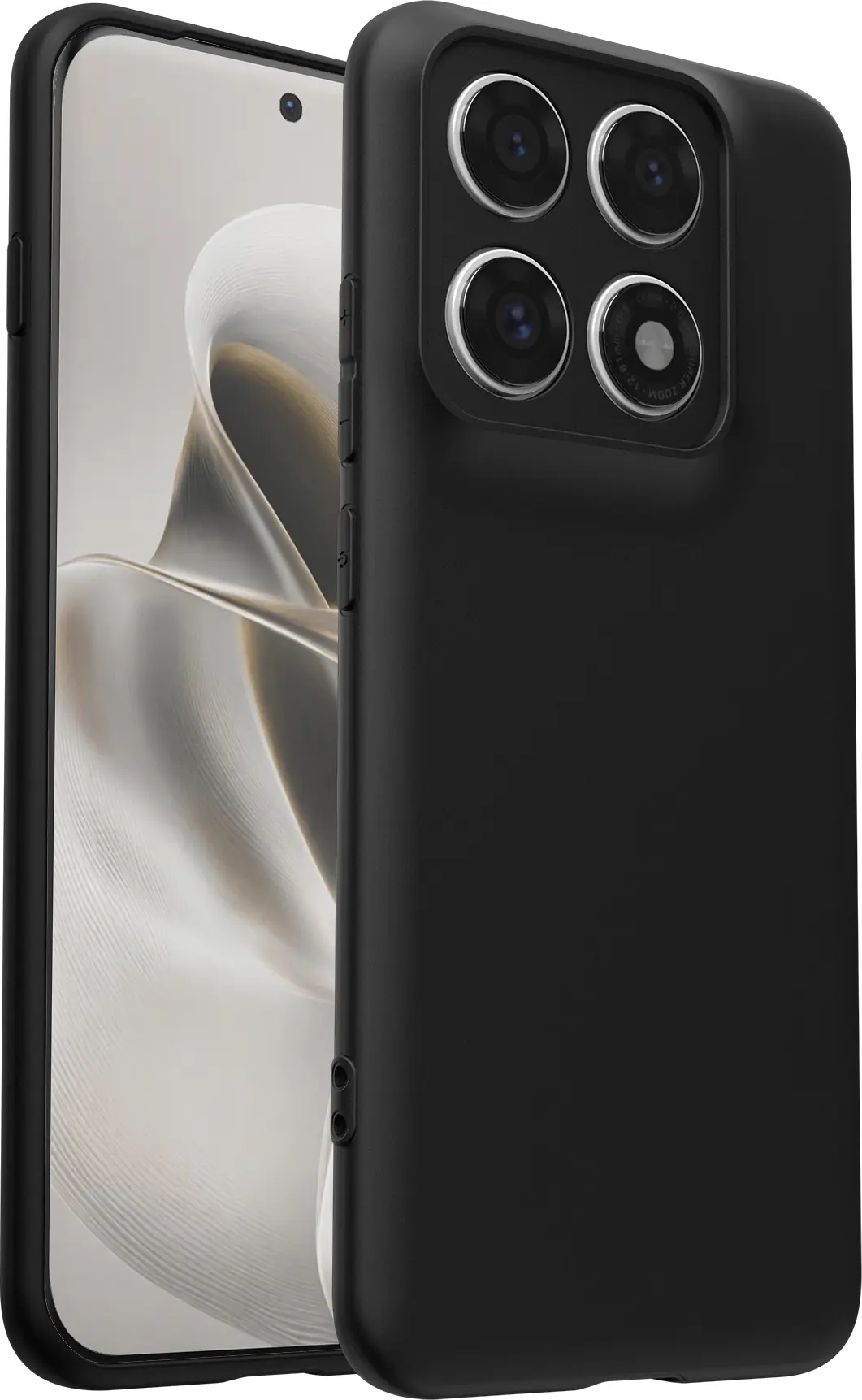 Motorola Edge 70 Pro Hoesje Dun TPU Back Cover Matte Zwart afbeelding 6