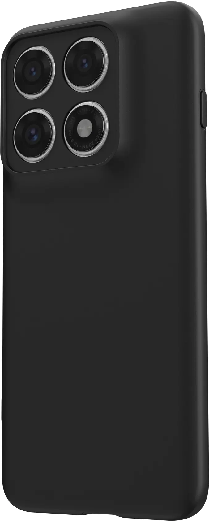 Motorola Edge 70 Pro Hoesje Dun TPU Back Cover Matte Zwart afbeelding 4