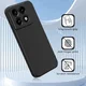 Motorola Edge 70 Pro Hoesje Dun TPU Back Cover Matte Zwart afbeelding 4