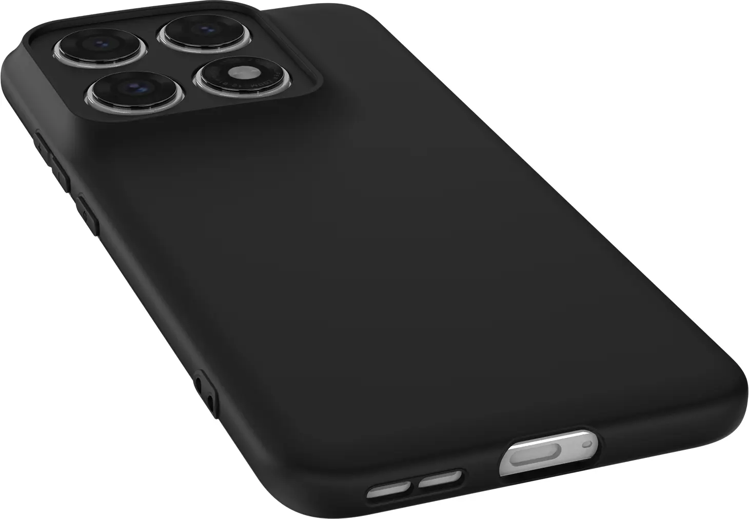Motorola Edge 70 Pro Hoesje Dun TPU Back Cover Matte Zwart afbeelding 9