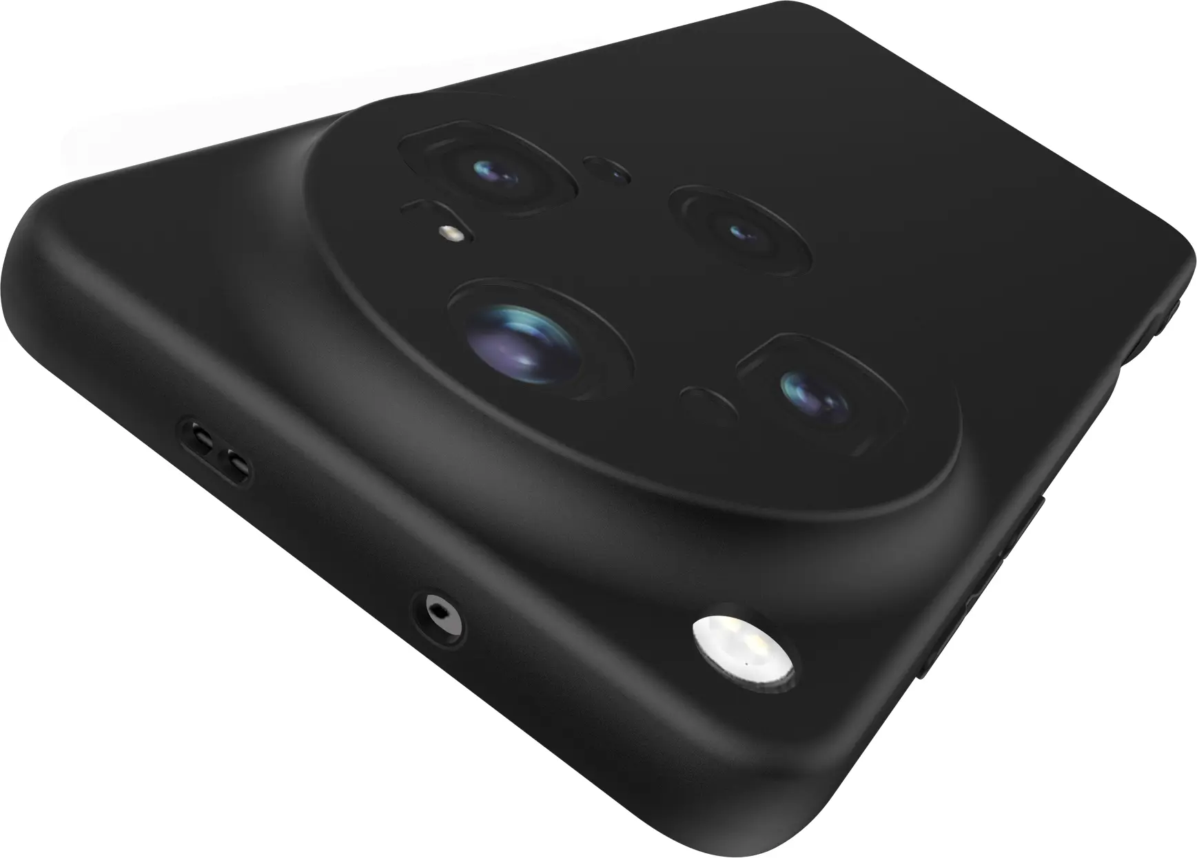 Oppo Find X9 Ultra Hoesje Dun TPU Back Cover Matte Zwart afbeelding 9