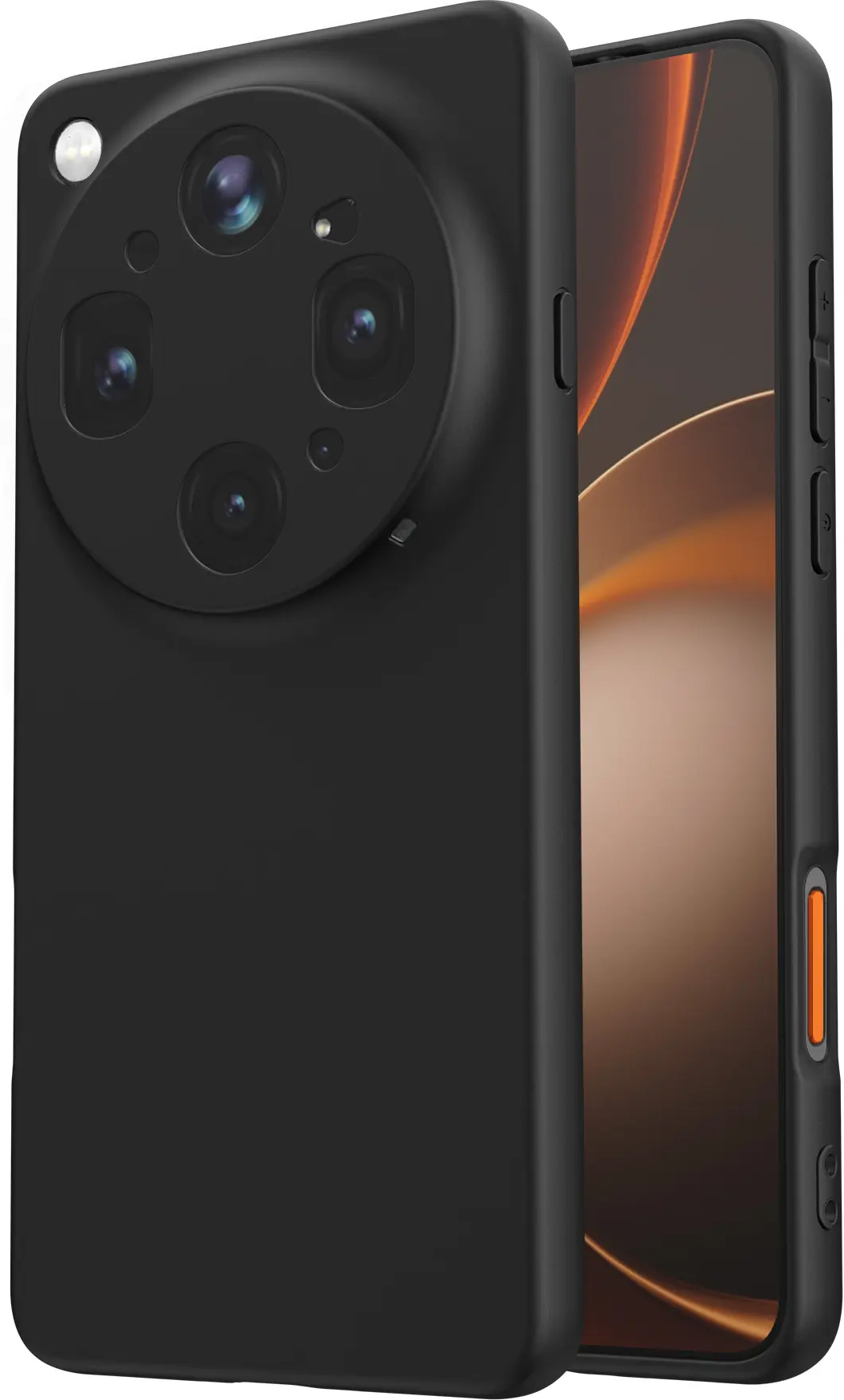 Oppo Find X9 Ultra Hoesje Dun TPU Back Cover Matte Zwart afbeelding 11