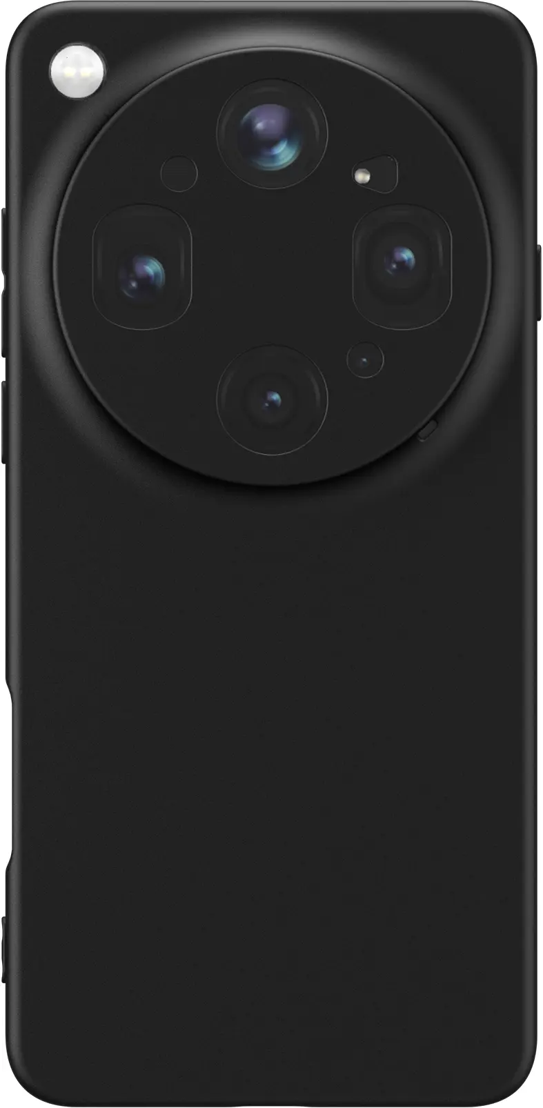 Oppo Find X9 Ultra Hoesje Dun TPU Back Cover Matte Zwart afbeelding 5