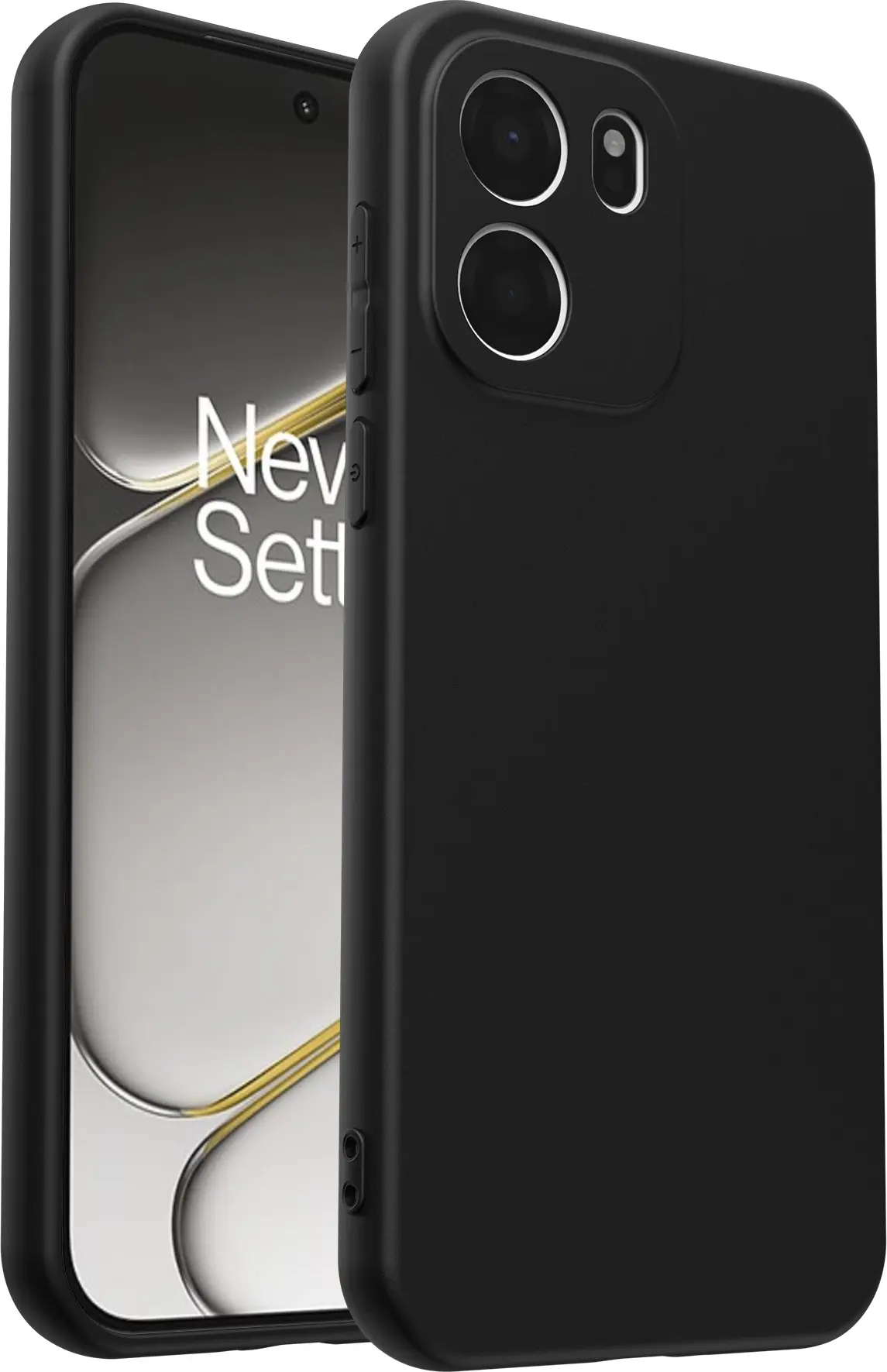 OnePlus Nord CE 6 Hoesje Dun TPU Back Cover Matte Zwart afbeelding 6