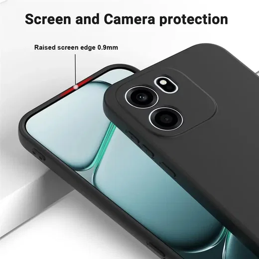 OnePlus Nord CE 6 Hoesje Dun TPU Back Cover Matte Zwart afbeelding 4