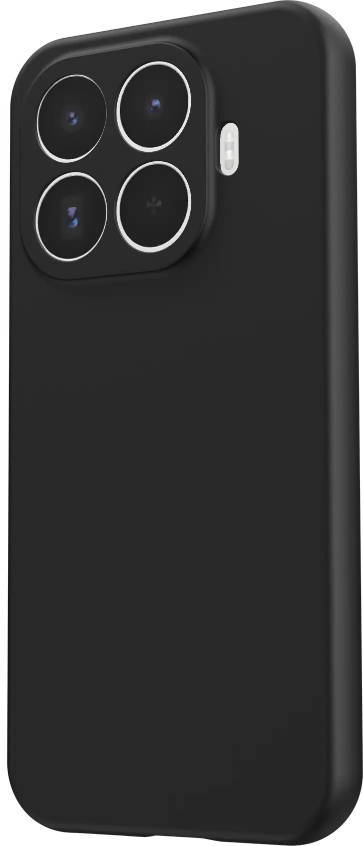 Xiaomi 17T Hoesje Dun TPU Back Cover Matte Zwart afbeelding 5