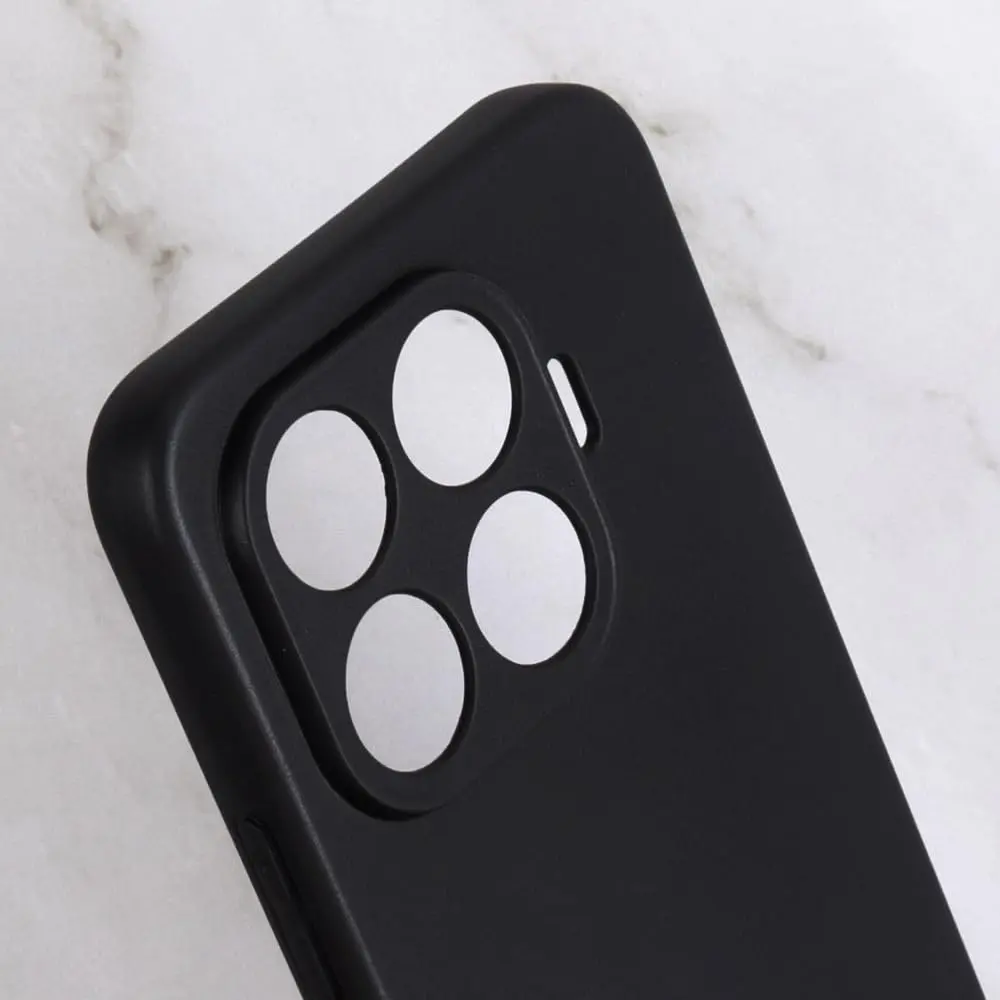 Xiaomi 17T Hoesje Dun TPU Back Cover Matte Zwart afbeelding 5