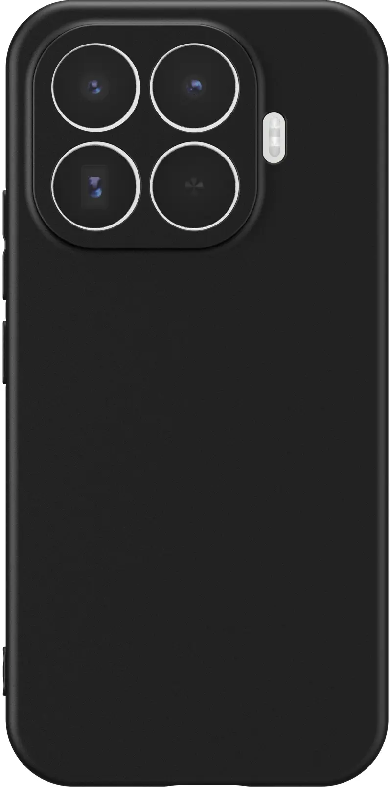 Xiaomi 17T Hoesje Dun TPU Back Cover Matte Zwart afbeelding 4