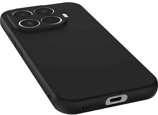 Xiaomi 17T Hoesje Dun TPU Back Cover Matte Zwart afbeelding 9
