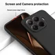 Xiaomi 17T Hoesje Dun TPU Back Cover Matte Zwart afbeelding 3