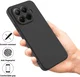 Xiaomi 17T Hoesje Dun TPU Back Cover Matte Zwart afbeelding 2