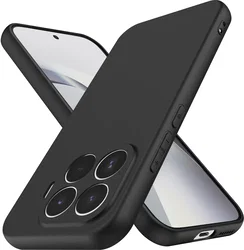 Xiaomi 17T Hoesje Dun TPU Back Cover Matte Zwart afbeelding