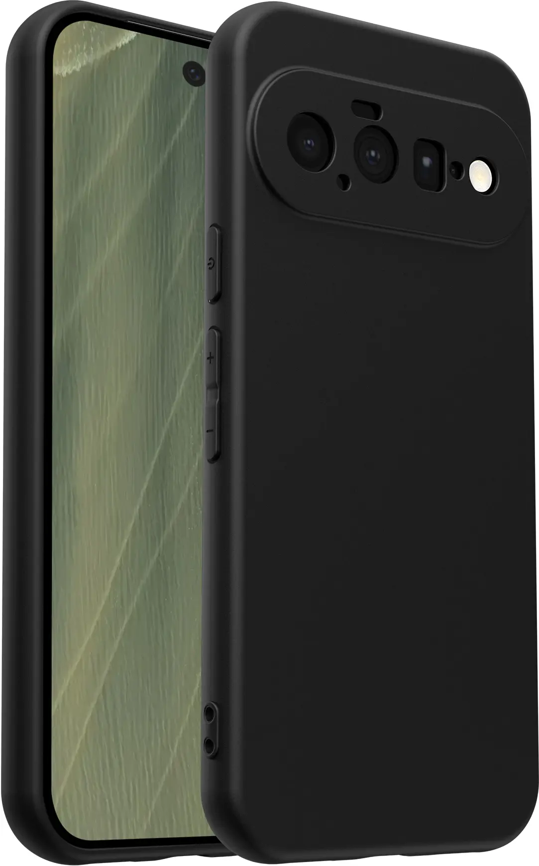 Google Pixel 11 (Pro) Hoesje Dun TPU Back Cover Matte Zwart afbeelding 4