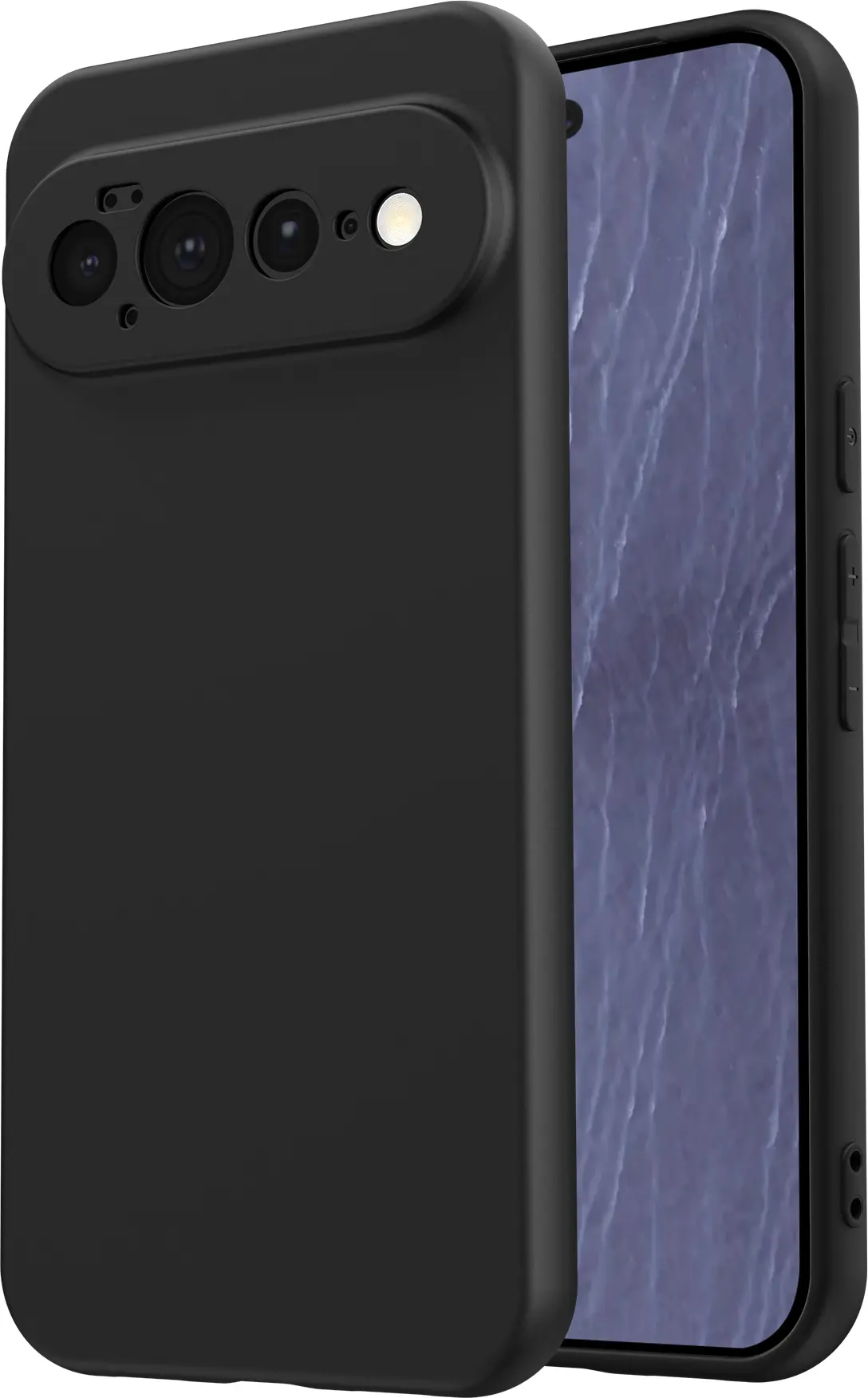 Google Pixel 11 Pro XL Hoesje Dun TPU Back Cover Matte Zwart afbeelding 2