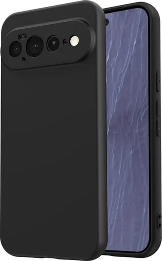 Google Pixel 11 Pro XL Hoesje Dun TPU Back Cover Matte Zwart afbeelding 2