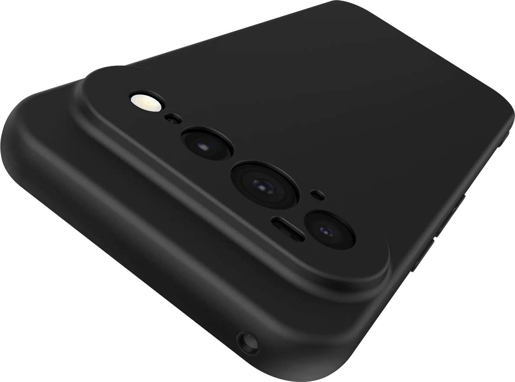 Google Pixel 11 Pro XL Hoesje Dun TPU Back Cover Matte Zwart afbeelding 12