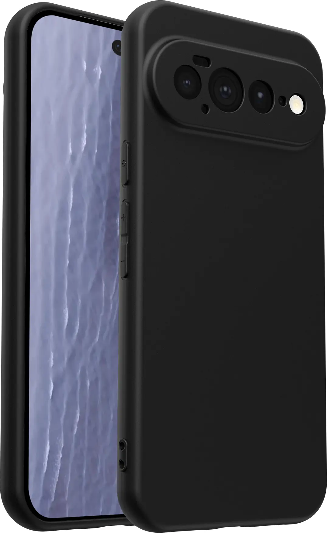 Google Pixel 11 Pro XL Hoesje Dun TPU Back Cover Matte Zwart afbeelding 8