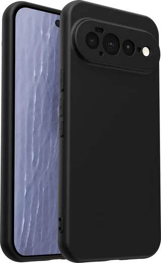 Google Pixel 11 Pro XL Hoesje Dun TPU Back Cover Matte Zwart afbeelding 8