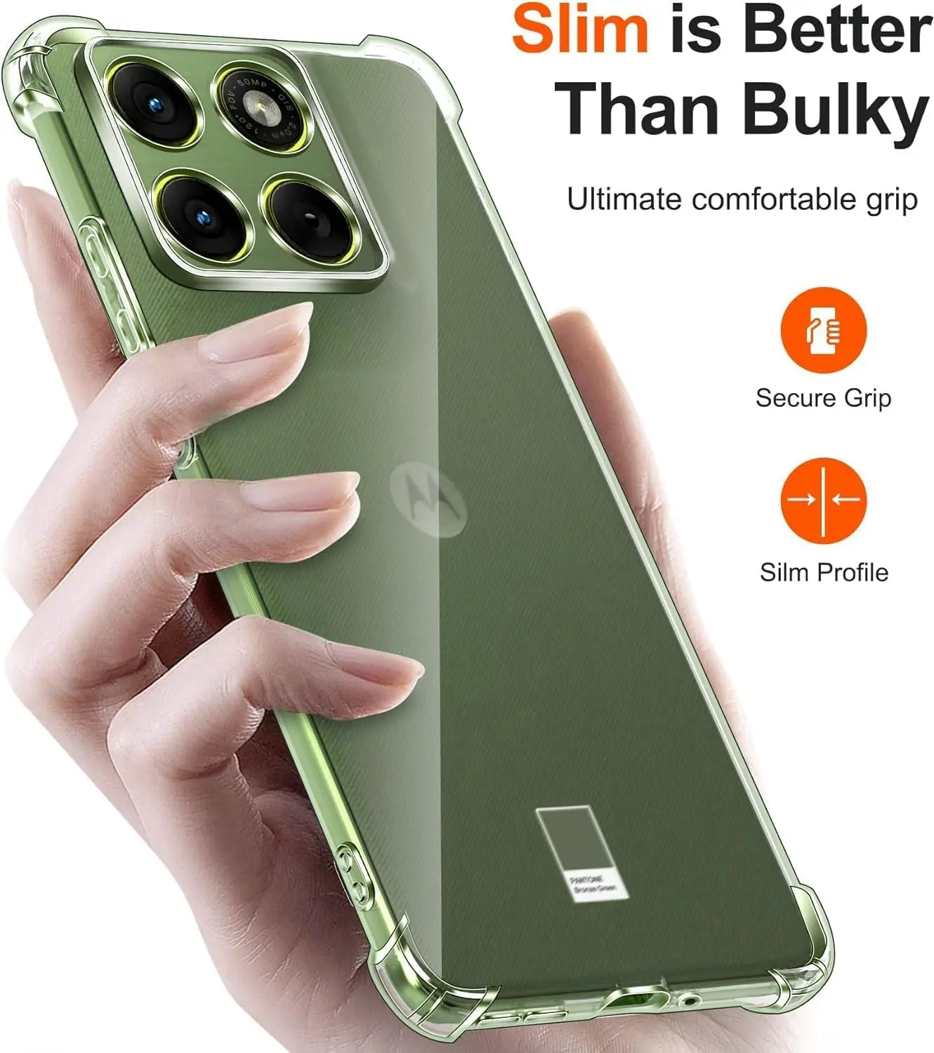 Motorola Edge 70 Pro Hoesje Schokbestendig en Dun TPU Back Cover Transparant afbeelding 5