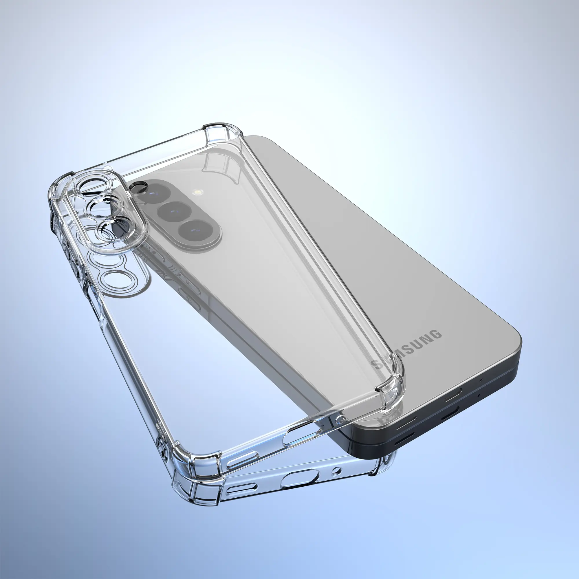 Samsung Galaxy A27 Hoesje Schokbestendig en Dun TPU Back Cover Transparant afbeelding 10