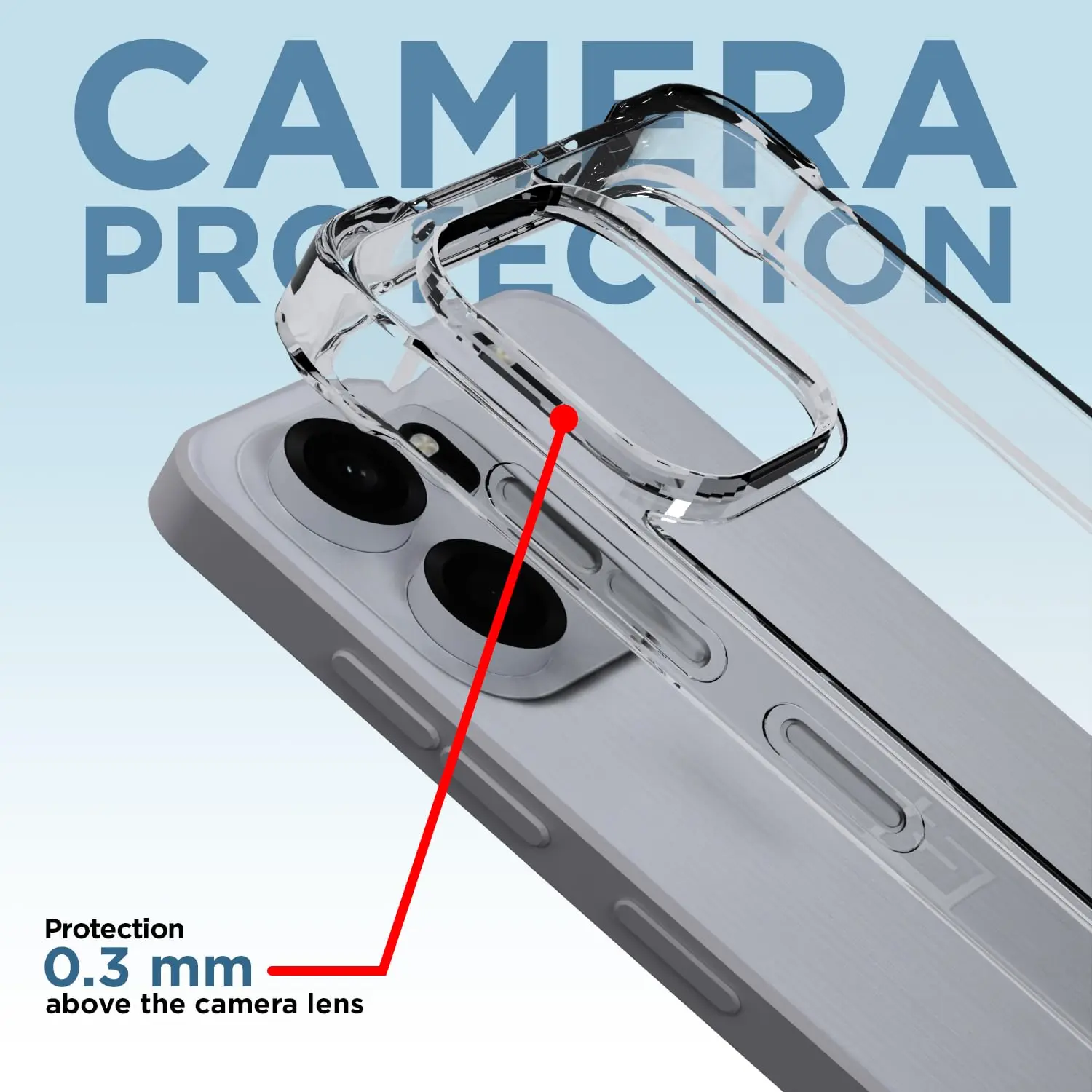 OnePlus Nord CE 6 Hoesje Schokbestendig en Dun TPU Back Cover Transparant afbeelding 2