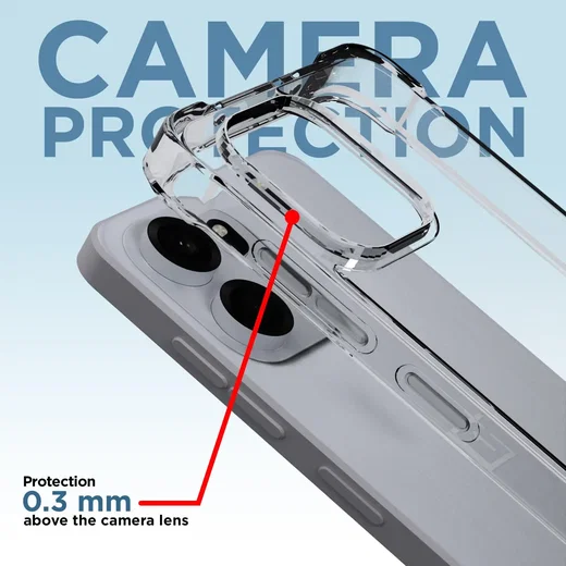 OnePlus Nord CE 6 Hoesje Schokbestendig en Dun TPU Back Cover Transparant afbeelding 2