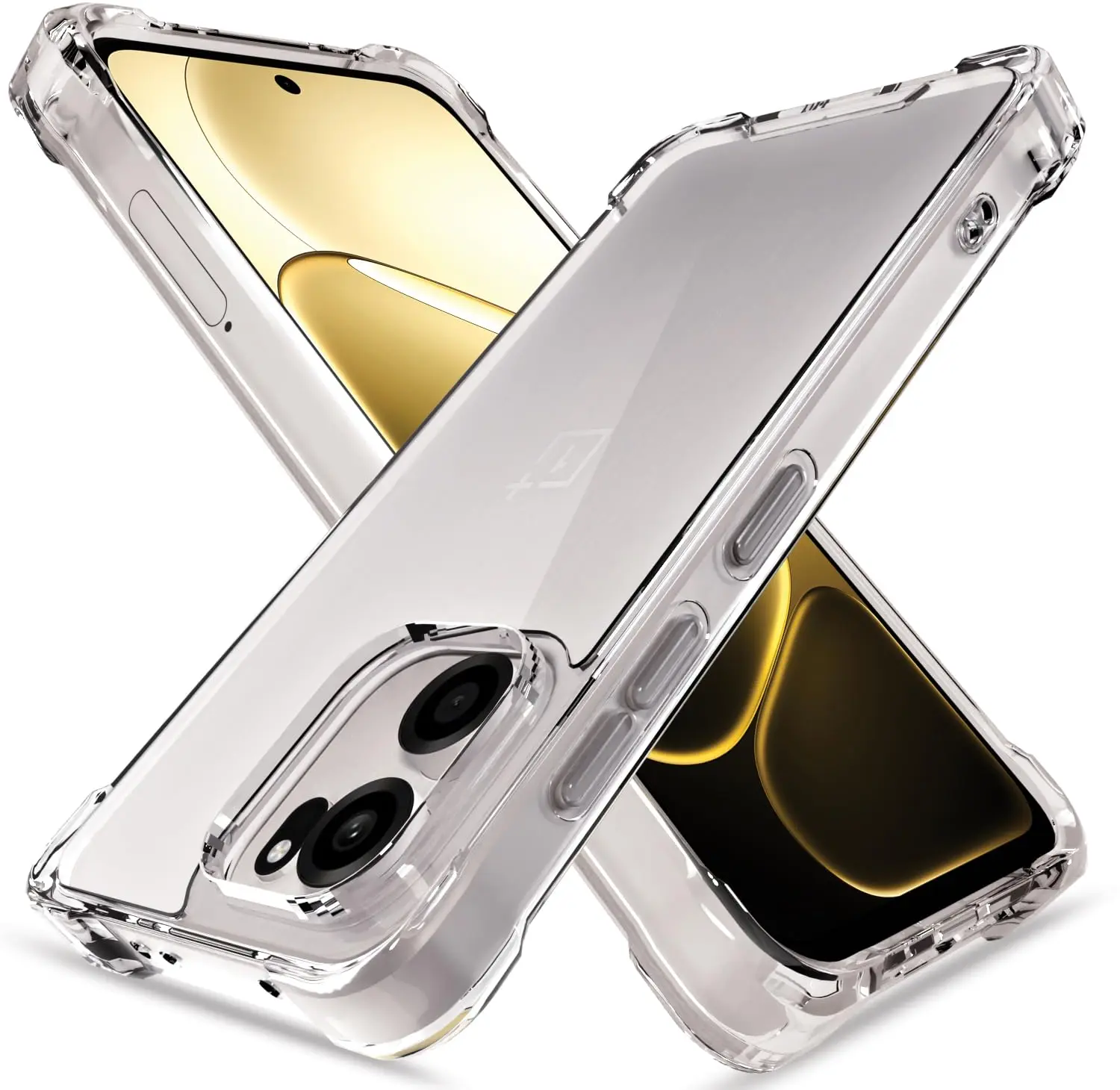 OnePlus Nord CE 6 Hoesje Schokbestendig en Dun TPU Back Cover Transparant afbeelding 1