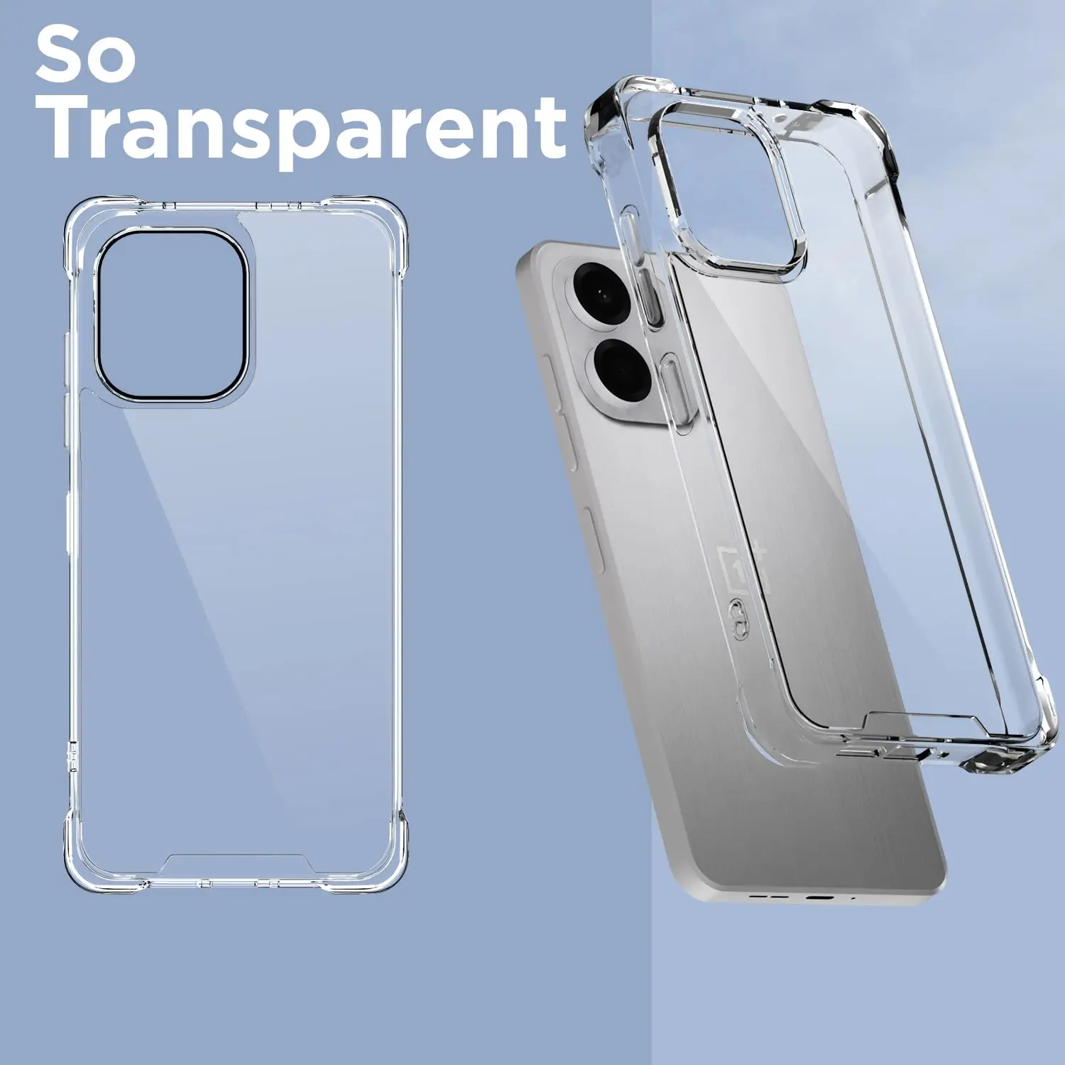 OnePlus Nord CE 6 Hoesje Schokbestendig en Dun TPU Back Cover Transparant afbeelding 7