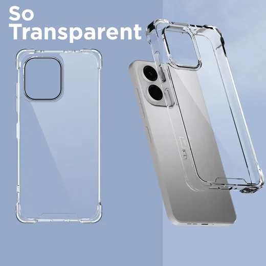 OnePlus Nord CE 6 Hoesje Schokbestendig en Dun TPU Back Cover Transparant afbeelding 7