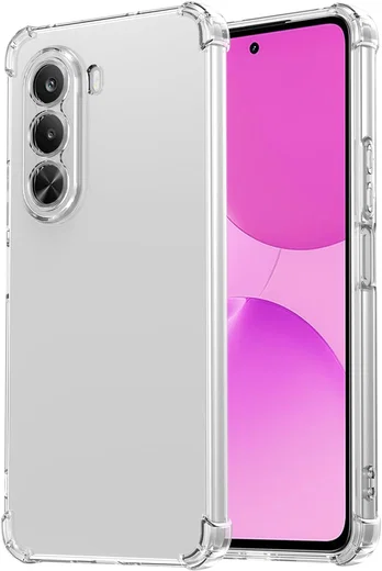 OnePlus Nord CE 6 Lite Hoesje Schokbestendig en Dun TPU Back Cover Transparant afbeelding 2