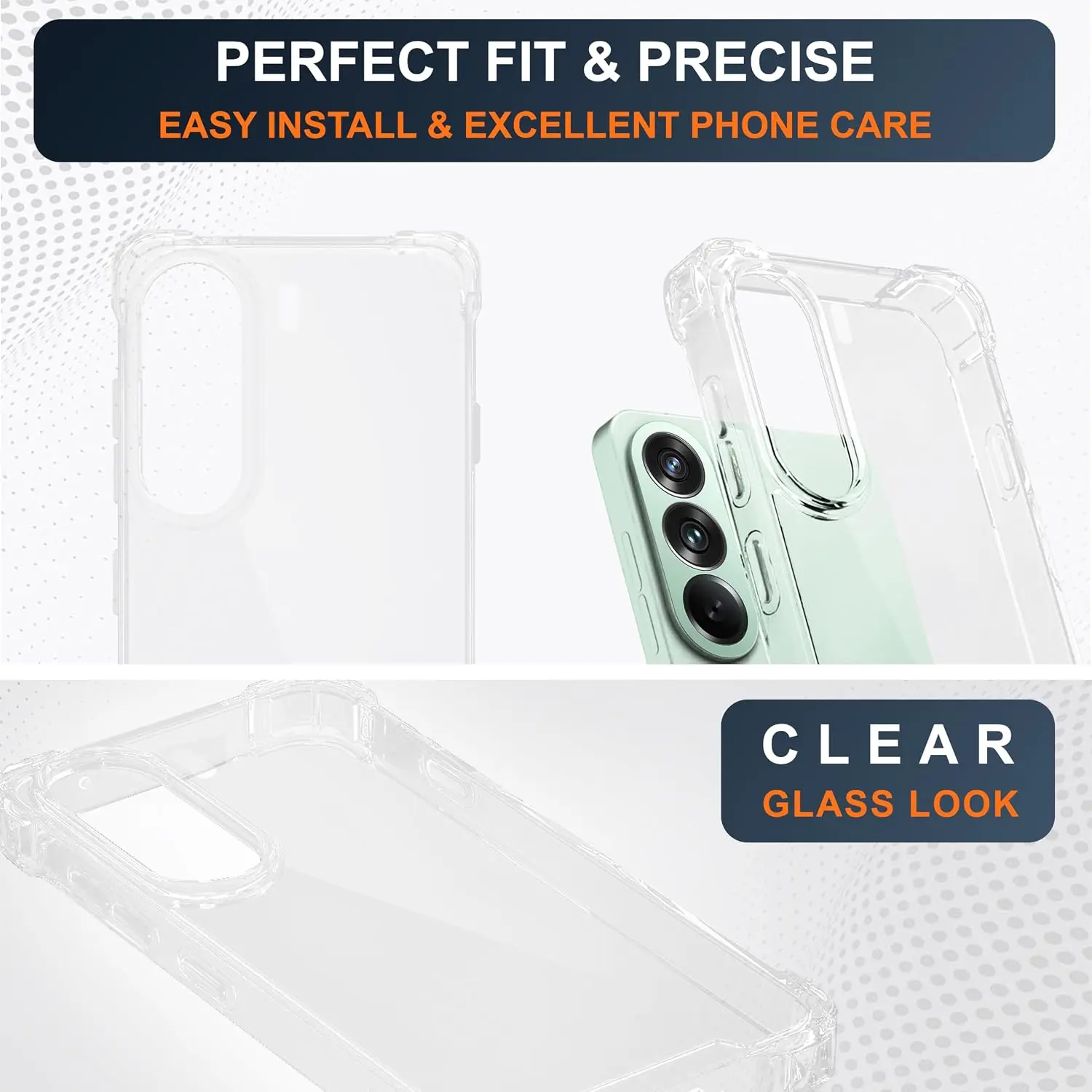 OnePlus Nord CE 6 Lite Hoesje Schokbestendig en Dun TPU Back Cover Transparant afbeelding 9