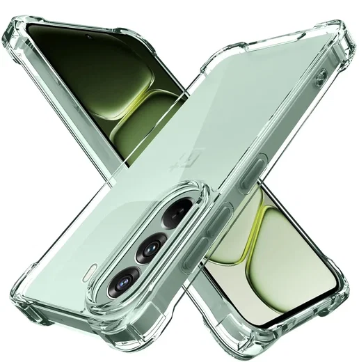 OnePlus Nord CE 6 Lite Hoesje Schokbestendig en Dun TPU Back Cover Transparant afbeelding 1