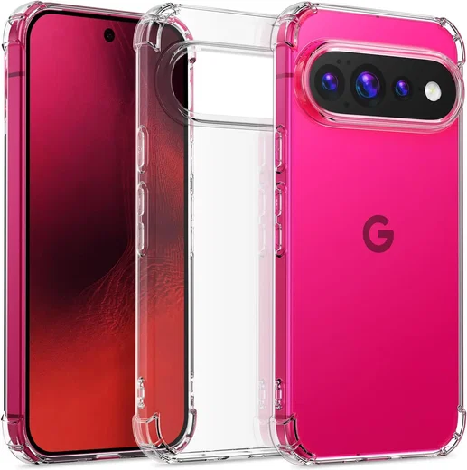 Google Pixel 11 Hoesje Schokbestendig en Dun TPU Back Cover Transparant afbeelding 1