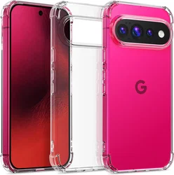 Google Pixel 11 Hoesje Schokbestendig en Dun TPU Back Cover Transparant afbeelding