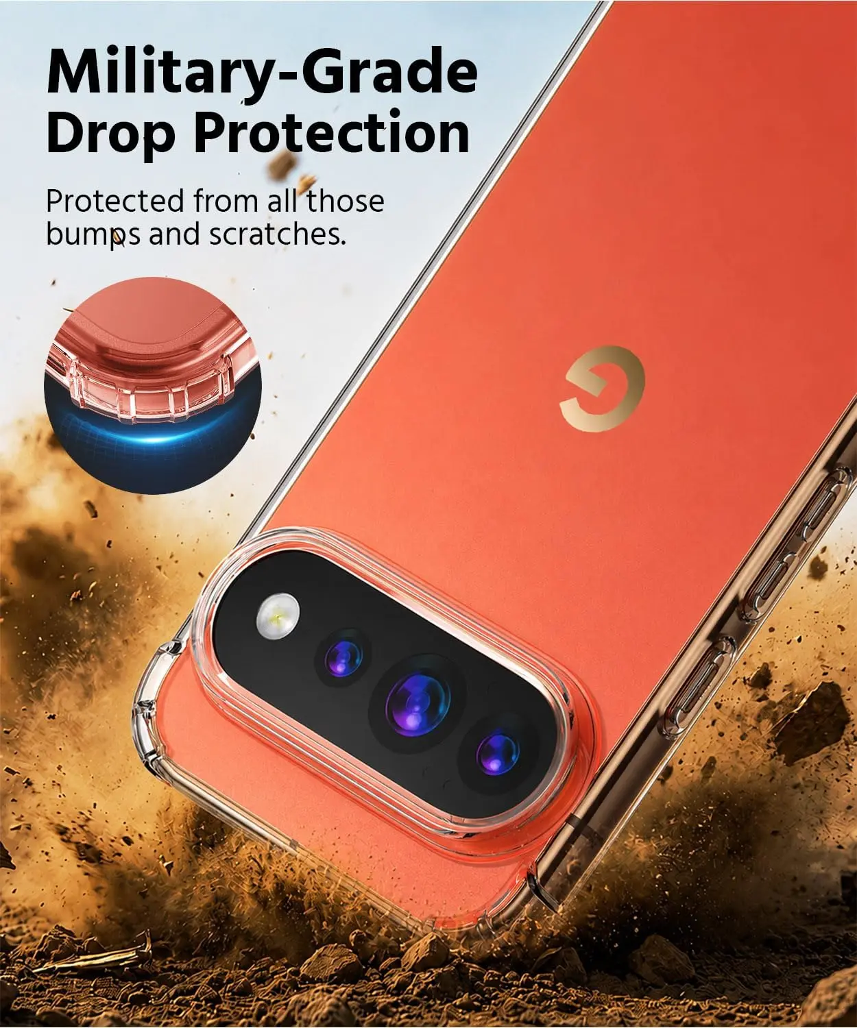 Google Pixel 11 Pro Hoesje Schokbestendig en Dun TPU Back Cover Transparant afbeelding 7