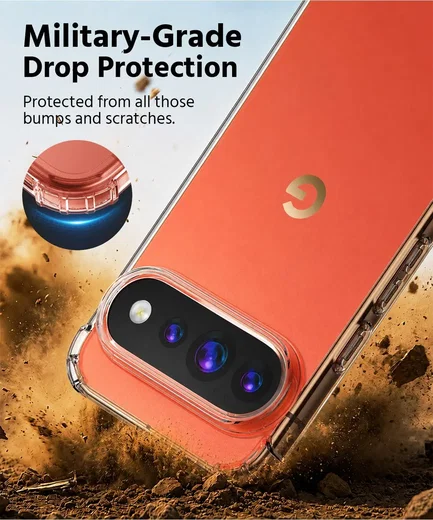Google Pixel 11 Pro Hoesje Schokbestendig en Dun TPU Back Cover Transparant afbeelding 7