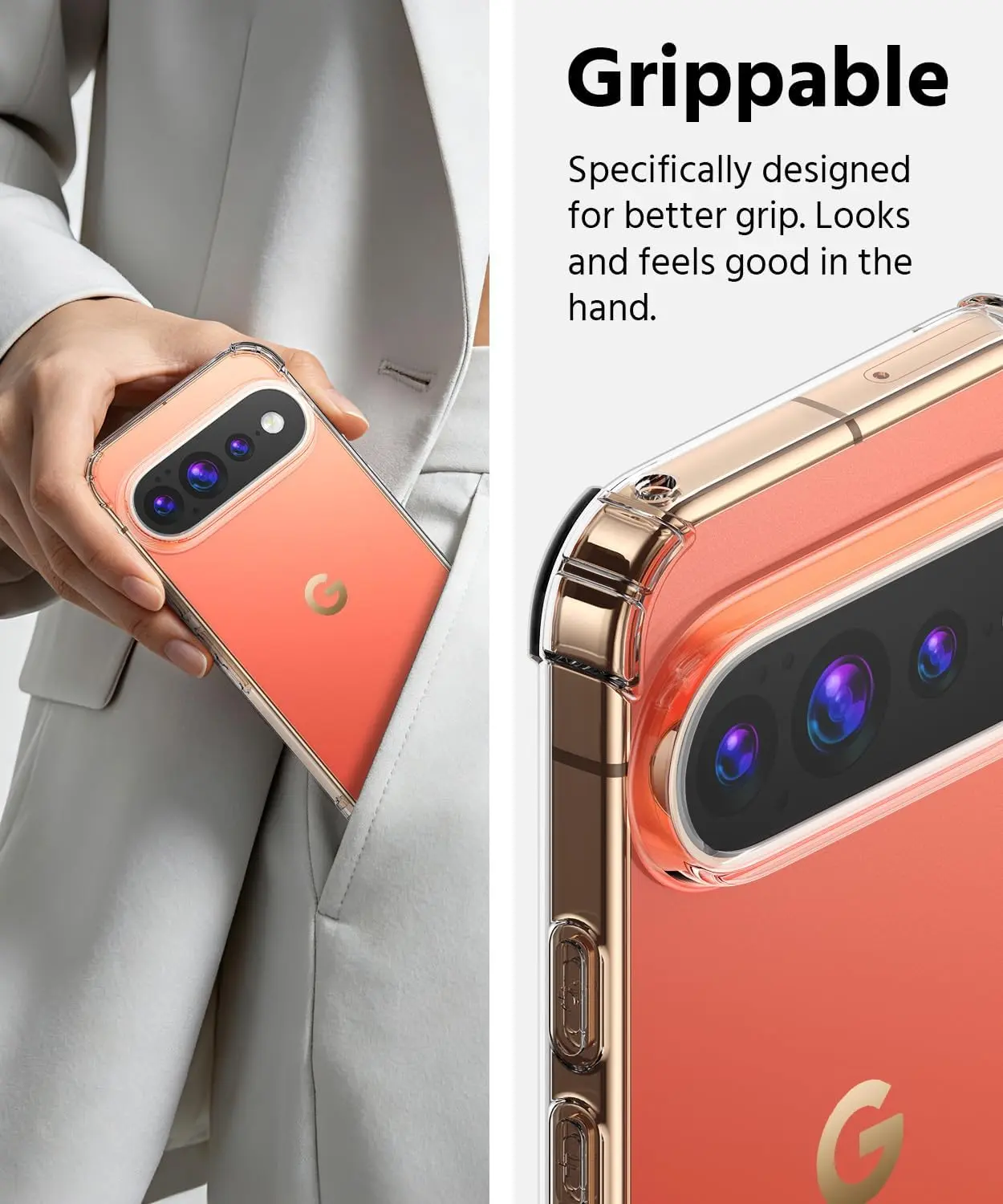 Google Pixel 11 Pro Hoesje Schokbestendig en Dun TPU Back Cover Transparant afbeelding 6