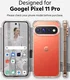 Google Pixel 11 Pro Hoesje Schokbestendig en Dun TPU Back Cover Transparant afbeelding 6