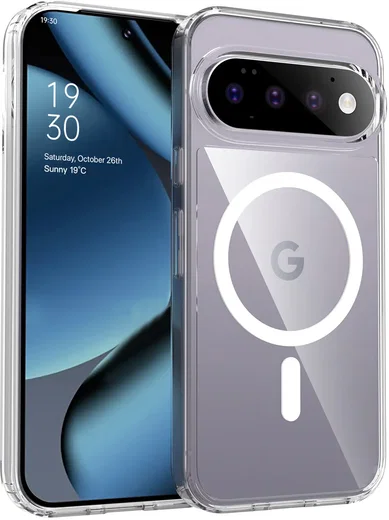 Google Pixel 11 (Pro) Hoesje Hard Back Cover met MagSafe Transparant afbeelding 1