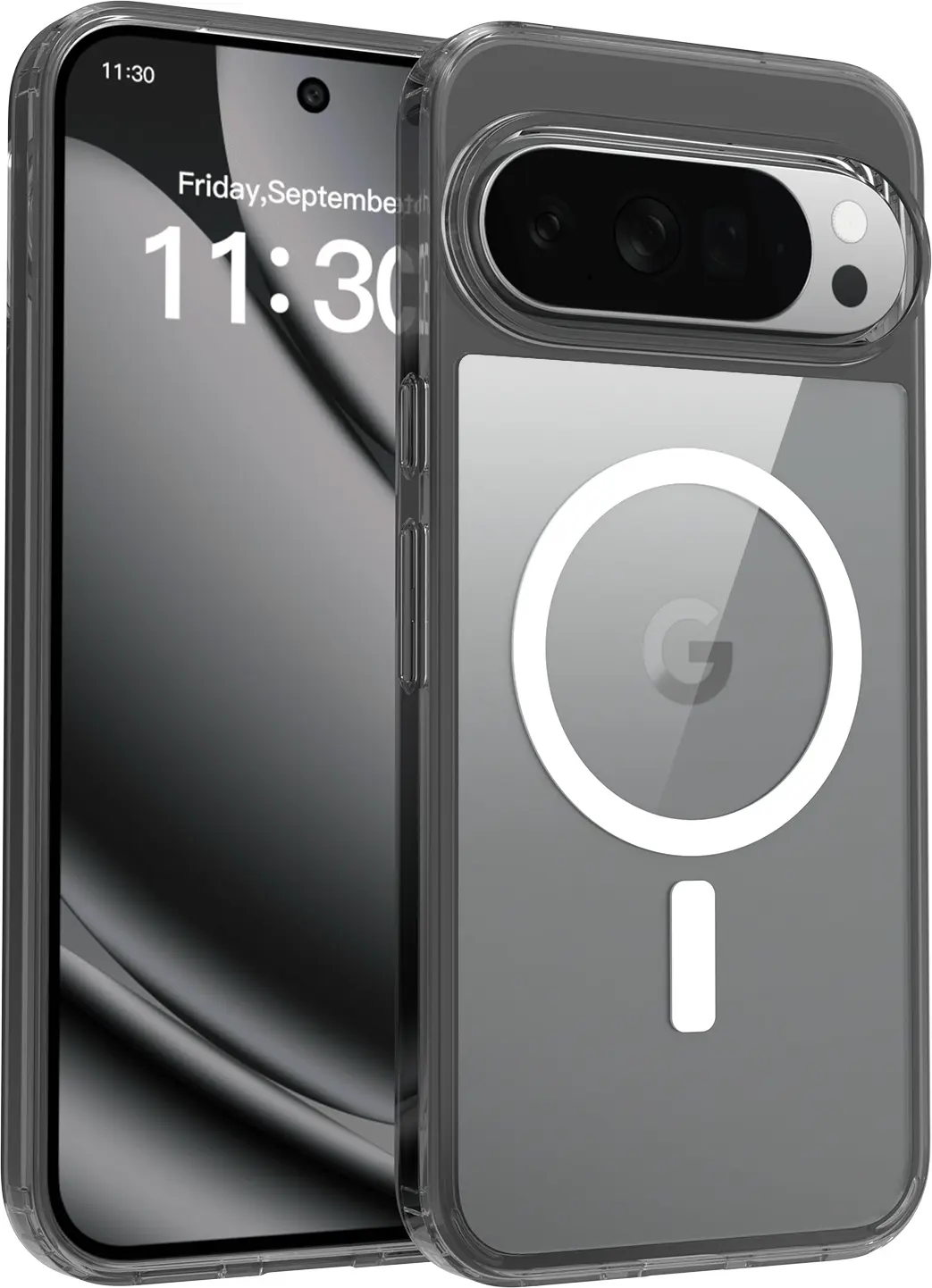 Google Pixel 11 Pro XL Hoesje Hard Back Cover met MagSafe Transparant afbeelding 1