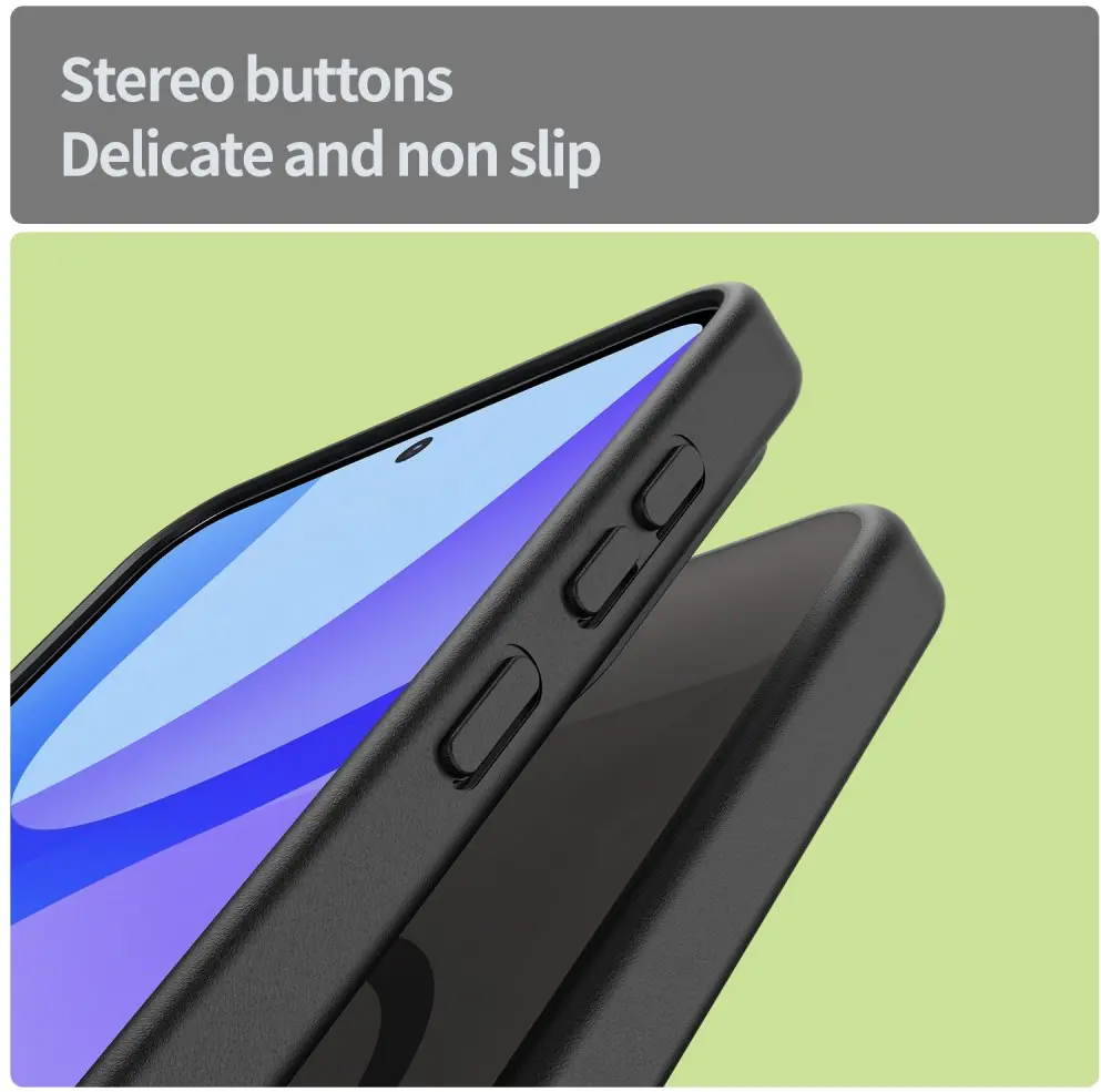 Samsung Galaxy A27 Hybrid Hoesje met MagSafe Back Cover Matte Zwart afbeelding 5