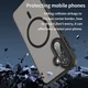 Samsung Galaxy A27 Hybrid Hoesje met MagSafe Back Cover Matte Zwart afbeelding 2